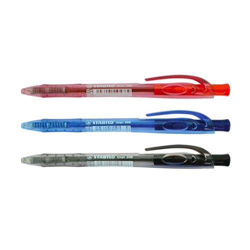 Stabilo Fine Retractable 308F Ball Pen 原子筆 (pc)