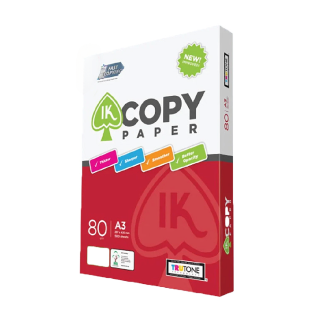IK A3 80G Copy Paper 影印紙 (5ream/box )
