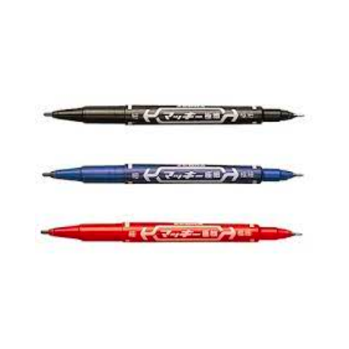 Zebra MO-120-MC-BK 2-head  Permanent Marker 油性兩頭筆